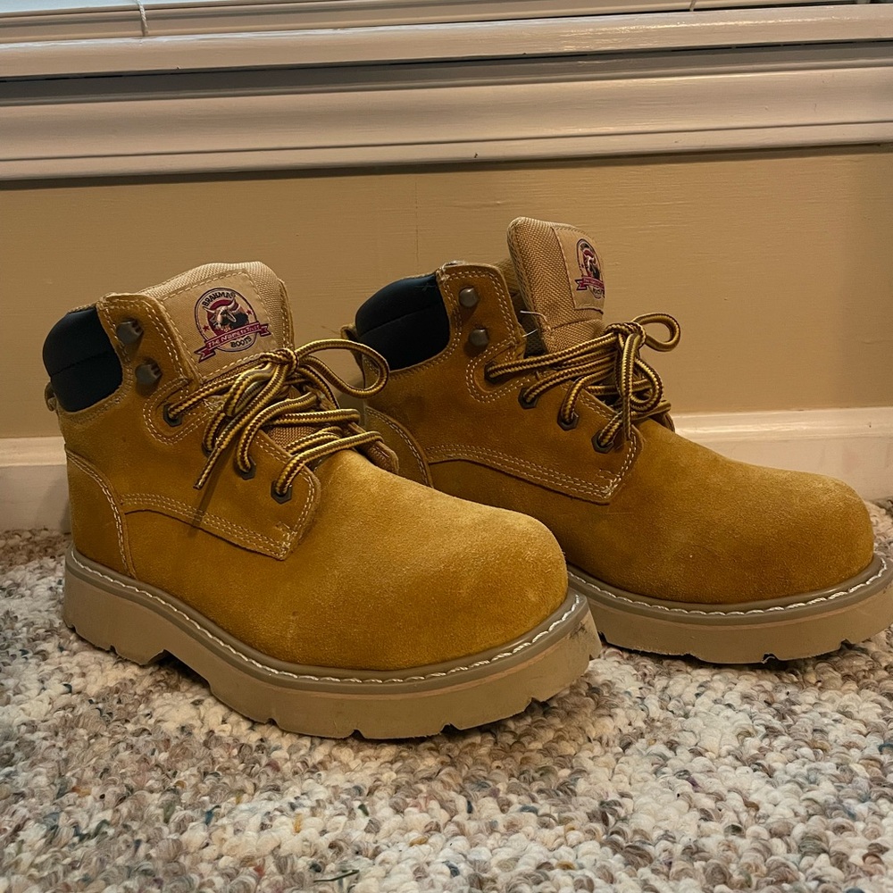 Brahma Tan Work Boots for Men